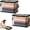 2PC, variant on Large Heavy-Duty Thick Plastic Clear Storage Bag for Clothes, Moving & Storage, Thick Clear Storage Bags, Stackable Foldable Bins Totes Bags, With Reinforced Handles & Zipper (1PC)