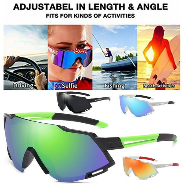 1 Pair Sunglasses Cycling Men Outdoor Sports Polarized Cycling