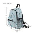 thumbnail image 3 of FORMRS School Backpack with Front Zippered Pocket 12" Student Travel Daypack, Blue Ice Hockey, 3 of 6