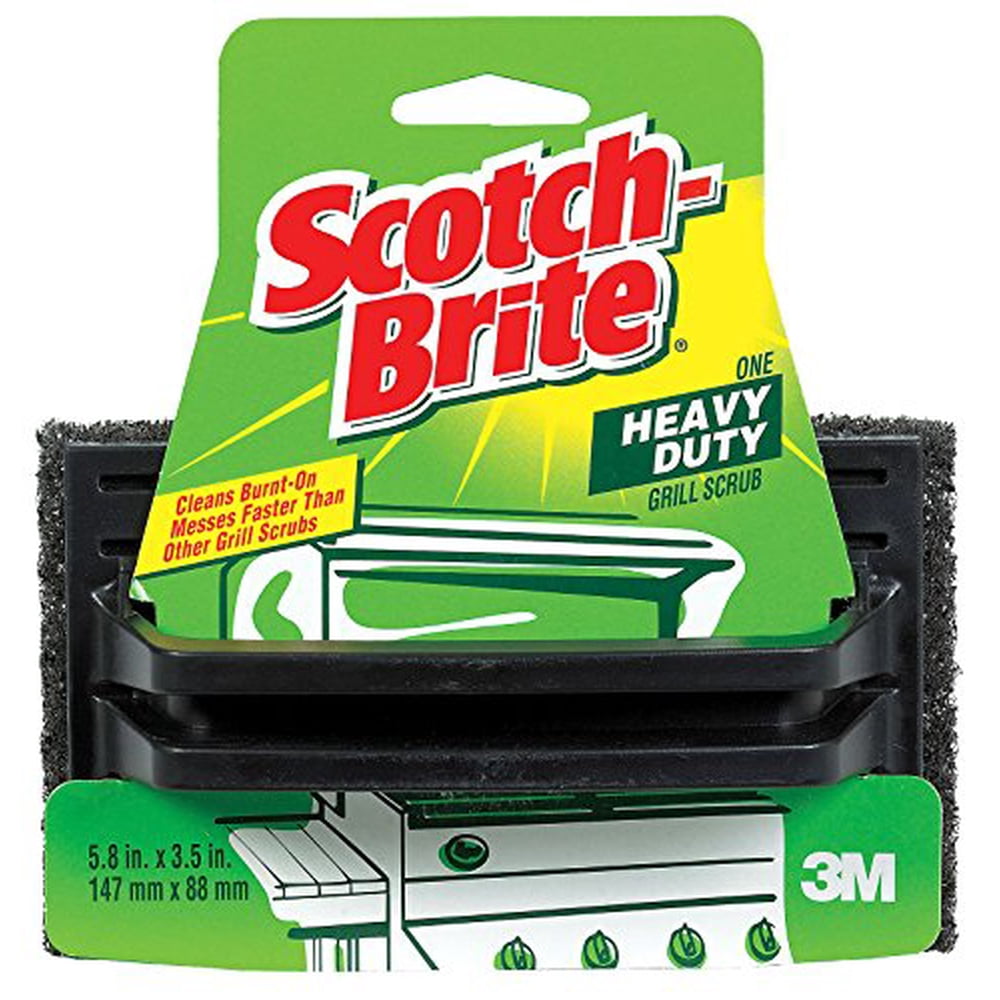 ScotchBrite Heavy Duty Grill Scrubber, 5.8 in. x 3.5 in., 1/Pack