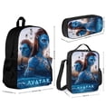 thumbnail image 2 of Avatar 3 Pcs Backpack Set With Lunch Bag And Pencil Case Casual Bookbag Lunch Box Pencil Box, 2 of 6