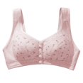 thumbnail image 2 of BILIKEYU Jelly Front Closure Bras for Women Wireless Seamless Comfort Padded Post Bra No Underwire Seamless Full Coverage Supportive Comfortable Bralettes S, 2 of 5