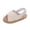 White, variant on 6-9 Months Baby Girl Boy Sandals Open Toe Flat Summer Sandals First Walker Shoes Toddler Kid Baby Summer Breathable Soft Bottom Casual Non-slip Sandals Brown