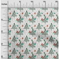 thumbnail image 1 of oneOone Cotton Poplin Twill White Fabric Merry Christmas Fabric For Sewing Printed Craft Fabric By The Yard 56 Inch Wide-I7G, 1 of 1