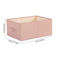 thumbnail image 3 of Fabric Storage Box Foldable Wardrobe Organizer Drawer Container Large Capacity Clothes Toy Storage Bin Space Saving Collapsible Storage Basket For Closet Bedroom Living Room Home Organization Use, 3 of 6