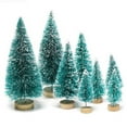 thumbnail image 2 of Bueautybox 8Pcs Mini Assorted Pine Trees Brush Trees Mini Garden Miniature Ornaments for Christmas Village Decoration Ornaments Winter Decor, 2 of 7