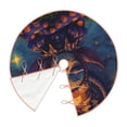 thumbnail image 2 of Kdxio Dreamy Jester Under Stars Print Christmas Tree Skirt Christmas Xmas Tree Skirts Mat for New Year Holiday Christmas Party Decorations-36", 2 of 7