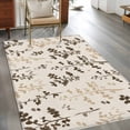 thumbnail image 2 of Brown Beige Botanical Area Rugs 2.7'x5', Small Throw Rugs for Kitchen Bedroom, Rustic Country Spring Floral Summer Leaf Indoor Outdoor Rug Non-Slip Low Pile Carpet Runner Reversible Floor Mats, 2 of 8