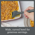 thumbnail image 3 of Tovolo Flex Core Scoopula Silicone Multifunction Spoon Spatula Combo Charcoal Gray, BPA Free Spatula Spoon Silicone Heat Resistant Spoonula, Scoop and Serve Spatula Combo Kitchen Utensils, 3 of 6