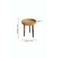 thumbnail image 3 of Mango Wood Foldable Side Table For coffee Table End Table Sofa Side Bed Side Living room Farm House Home Décor Resin Enly Christmas Design Side Table, 3 of 7