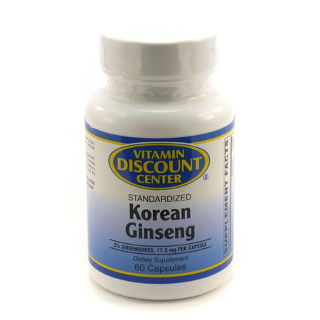 Le ginseng coréen par Vitamin Discount Center 60 capsules