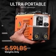 thumbnail image 4 of HITBOX ARC200mini3 200A Stick (MMA) Welder 110V, 60% Duty Cycle Digital IGBT Inverter, Portable Lift TIG Ready Welding Machine with LCD, Hot Start, Arc Force, VRD, 4 of 12