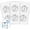 100, variant on 60 count NFC Tags NTAG216 Chip, Programmable NFC Stickers with Adhesive Labels - 888 Bytes Memory, Rewritable RFID Tags, Works with NFC-Enabled Smartphones & Devices(25mm Moist)