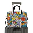 thumbnail image 2 of FORMRS 16" Laptop Bag Carrying Sleeve Case with Handle Travel Shoulder Briefcase, Floral Fiesta, 2 of 8