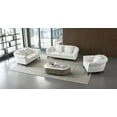 thumbnail image 2 of American Eagle EK093-LG-SF Modern Chic White Italian Top Grain Leather Sofa, 2 of 2