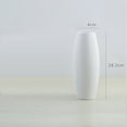 thumbnail image 2 of HOMEMAXS Modern Minimalist Ceramic Vase Nordic Style Textured Dry Floral Container Flower Pot Home Decoration Ornaments for Flower Arrangement - (White), 2 of 8