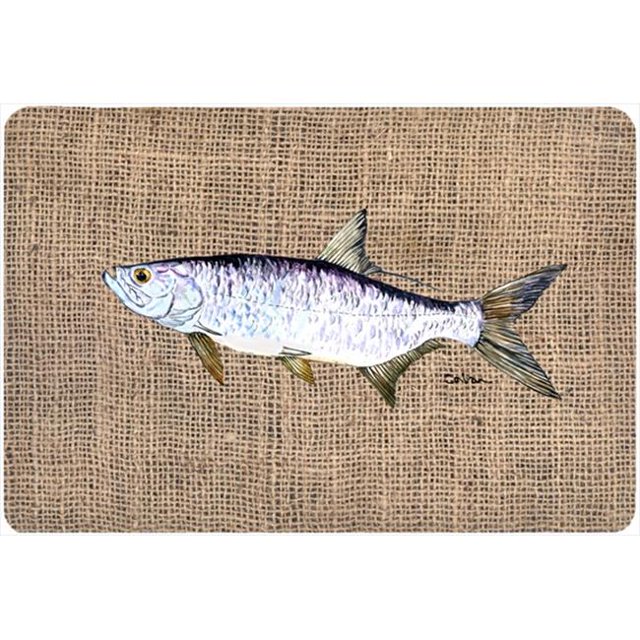 9.25 x 7.75 in. Fish - Tarpon Mouse Pad, Hot Pad Or Trivet