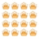 thumbnail image 1 of Bandeja de papel decorativo de 50 piezas de papel de chocolate Crown Crown Rapping Paper Paper Paper Bandeja, 1 of 5