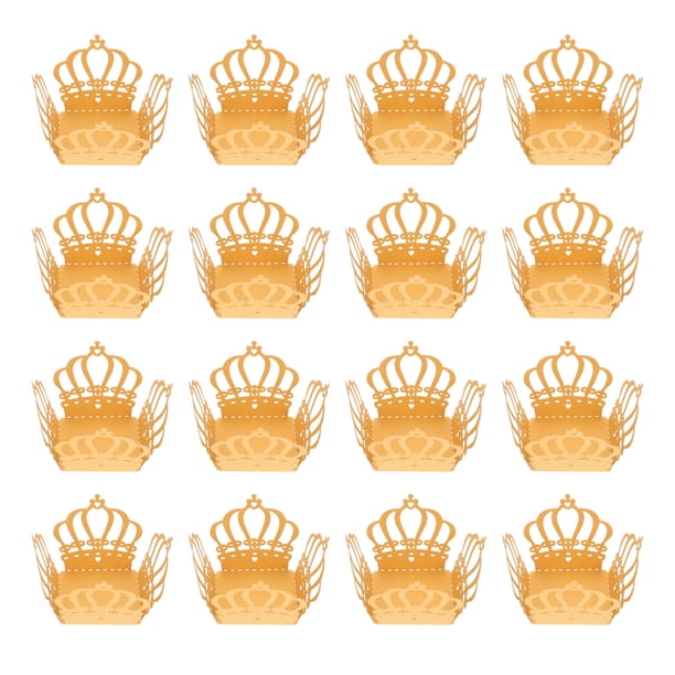 Bandeja de papel decorativo de 50 piezas de papel de chocolate Crown Crown Rapping Paper Paper Paper Bandeja