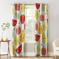 thumbnail image 3 of Fruit Cartoon Cute Watermelon Strawberry Room Curtains Large Window Outdoor Bedroom Fabric Indoor Decor Kids C, 3 of 5
