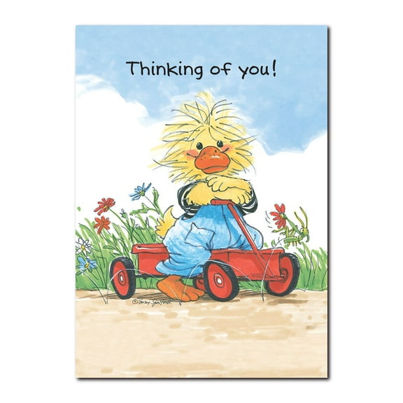 Fritz Wagon Get Well Greeting Card