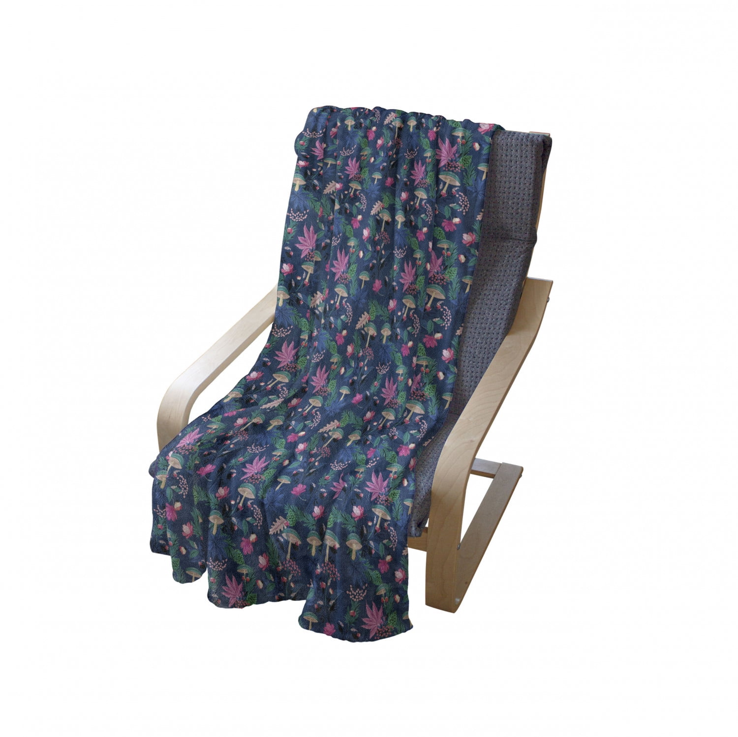 70 x 90 Cozy Plush for Indoor and Outdoor Use Ambesonne Botany Soft Flannel Fleece Throw Blanket Jade Green Night Blue Exotic Forest Flower Mushroom Leaf Pine Nuts Oak Bluebell Berry 70 x 90 Cozy Plush for Indoor and Outdoor Use Ambesonne Botany Soft Flannel Fleece Throw Blanket Jade Green Night Blue Exotic Forest Flower Mushroom Leaf Pine Nuts Oak Bluebell Berry