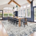 thumbnail image 3 of Roxstand Faded Distressed Vintage Oriental Area Rug, Non-Slip Washable Low-Profile Carpet for Living Room, Bedroom, 8'x10', 3 of 11