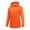 Orange, variant on Kmdttou Men's Waterproof Rain Jacket with Hood Lightweight Active Outdoor Raincoat with Removable Hood Pink S