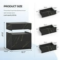 thumbnail image 2 of Night Stand Set 2 LED Nightstands for Bedroom Set of 2 Modern Bedside Table with 3 Drawers End Side Table, 2 of 16