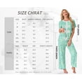 thumbnail image 7 of MINTREUS Pajama Sets for Women Short Sleeve Sleepwear Button Down Pjs Soft 2 Piece Lounge Sets with Pockets, 7 of 7