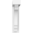 thumbnail image 2 of 2"W x 9"D x 9"H Standard Warren Architectural Grade PVC Bracket, 2 of 11