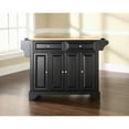 thumbnail image 5 of Crosley Furniture LaFayette Natural Wood Top Kitchen Island in Black, 5 of 6