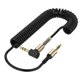 thumbnail image 2 of Cable de audio jack de 3,5 Mm, cable auxiliar macho a macho, cable de línea de altavoz para iphone 6/samsung galaxy s8/coche/auriculares/xiaomi redmi, 2 of 5