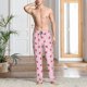 thumbnail image 2 of Balery Strawberry Floral Pantalones de pijama para hombre, pijama ultraligero, pantalón de descanso-Medium, 2 of 6