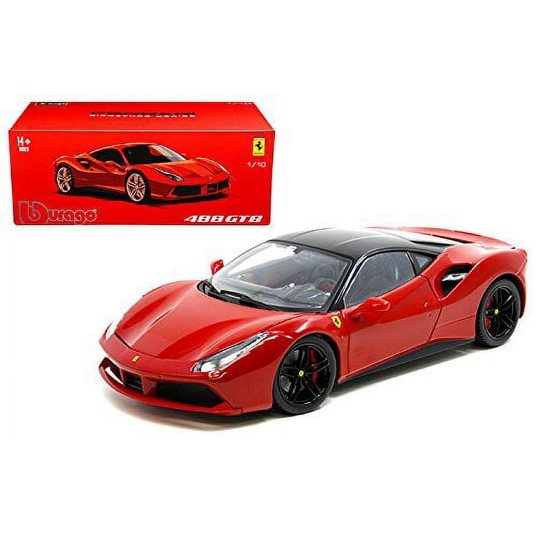 ミニカー Bburago Ferrari 488 GTB 1/18 BBURAGO 1:18 FERRARI SIGNATURE SERIES - FERRARI 488 GTB 18-16905RD