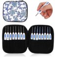 thumbnail image 2 of Crochet Hooks Set 16pcs With Portable Case For Diy Hand Knitting Art For Lovers(blue), 2 of 5