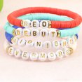 thumbnail image 4 of Pulsera Album Inspi 10/11/15 Piezas Con Cuentas Arcilla para Fans Boho Rojo, 4 of 9