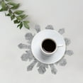 thumbnail image 2 of Worgeous Families 8Pcs Coasters Square Grey Felt Humidity Prevention, 2 of 8