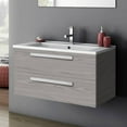 thumbnail image 5 of Nameeks ACF DA05-Grey Walnut Dadila 33" Wall Mounted Single Basin Vanity Set - Grey Walnut, 5 of 7