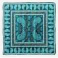 thumbnail image 5 of Phagun Blue Floral & Paisley Pure Silk Printed&nbsp;Scarf&nbsp;Square Dupatta Head Neck Wrap Bandanas For Women, 5 of 6