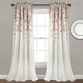thumbnail image 5 of Weeping Flower Room Darkening Window Curtain Panels Blush/Gray 52X95+2 Set, 5 of 11