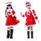 thumbnail image 2 of Disfraz de Papá Noel para Navidad, disfraz de Cosplay para niñas y niños, ropa de Papá Noel para Navidad, disfraz de Cosplay, 2 of 5