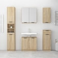 thumbnail image 2 of vidaXL Wall-mounted Bathroom Cabinet Sonoma Oak 12.6"x7.9"x26.4", 2 of 62