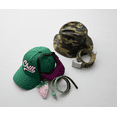 thumbnail image 4 of Wonder Nation Girls Baseball Hat, Green Terry Patch "Chill" Snap Back, 4 of 4