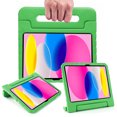 thumbnail image 1 of SaniMore iPad 10th Generation 2022 Case Kids, iPad 10.9 10th Gen Case for Children - Kiddie Series [Pencil Grove] [Handle Kickstand] Shockproof Boys Girls Cover, Green, 1 of 9