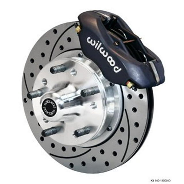 Wilwood WLD140-11009-D 11 in. Forged Dynalite Pro Series Front Brake Kit, Drilled Rotor