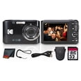 thumbnail image 1 of Kodak PIXPRO FZ45 Digital Camera (Black) (FZ45BK) + 32GB Card + Camera Case + Cleaning Cloth, 1 of 5