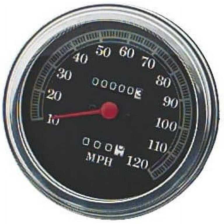 たてナビ_NPT43(BK) Bikers Choice 91-95 Softail Black Face Speedo With Dome Lens