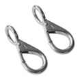 thumbnail image 3 of 2 Piezas de Acero Inoxidable 316 con Resorte de Ojo Fijo para Barco, Gancho de Presión, Accesorios de Aparejo Marino (tamaño 1 #) Macarena Gancho de la manija del barco, 3 of 6