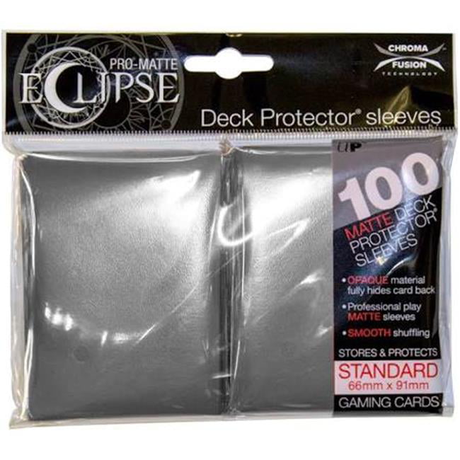 100 ULTRA PRO ECLIPSE JET BLACK STANDARD PRO-MATTE DECK PROTECTOR Card Sleeves 